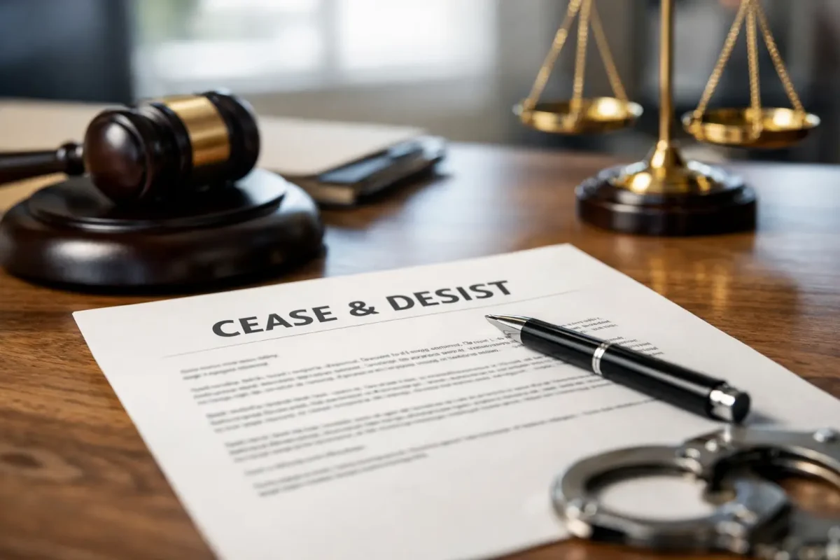 What a Cease and Desist Trademark Letter Means